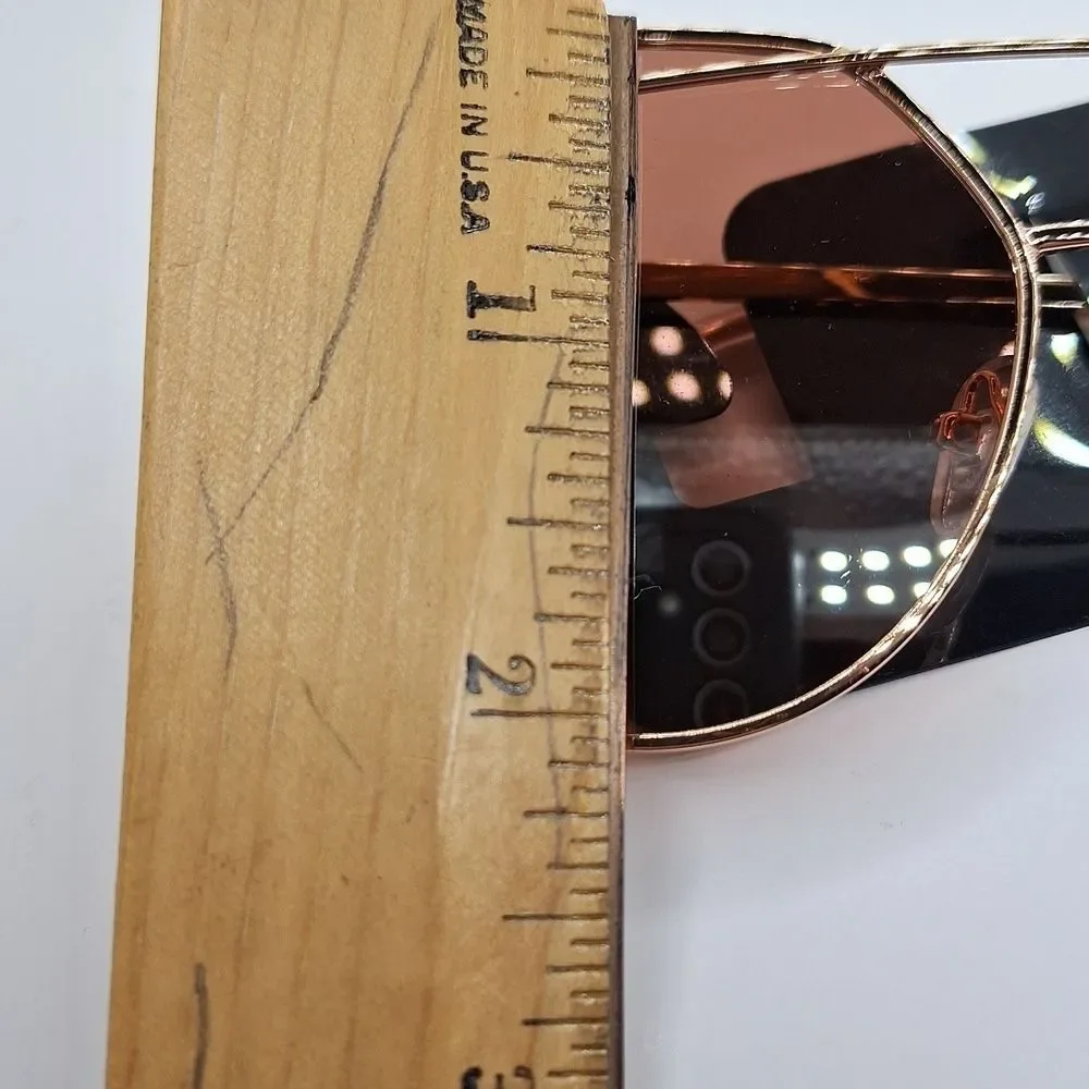 Rose gold cat eye aviator sunglasses nordstrom